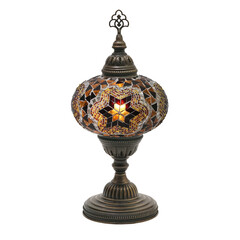 ottoman tile embroidered desktop lamp