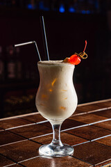 tasty cocktail in the bar