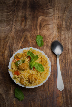 Vegetable Pulao,Veg Biriyani,soya Bean Pulao
