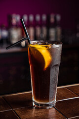 tasty cocktail in the bar