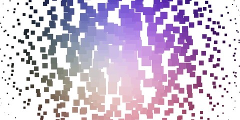 Light Pink, Green vector background with rectangles. Modern design with rectangles in abstract style. Pattern for commercials, ads.