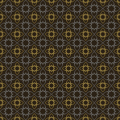 Ornament background pattern. Colored wallpaper texture. Seamless floral pattern for fabric, tiles, interior design or wallpaper. Background vector image  