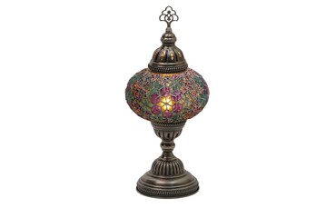 Fototapeta na wymiar ottoman tile embroidered desktop lamp