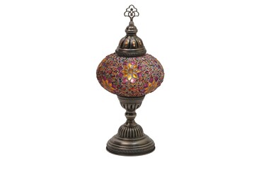Fototapeta na wymiar ottoman tile embroidered desktop lamp