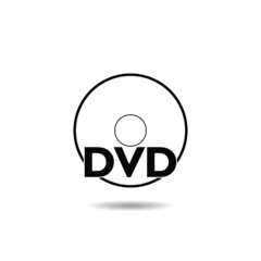 DVD icon with shadow