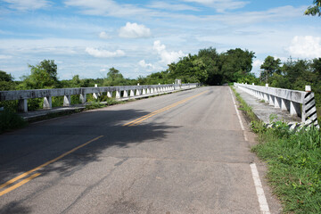 road in Amphoe Ban Dung, Udon Thani, Thailand.