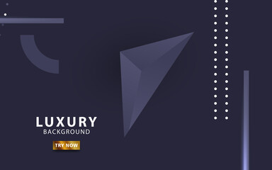 modern blue minimalist luxury background banner design