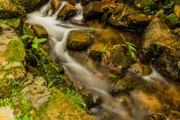 Long exposure of small stream