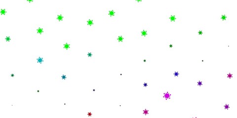 Light multicolor vector texture with disease symbols.