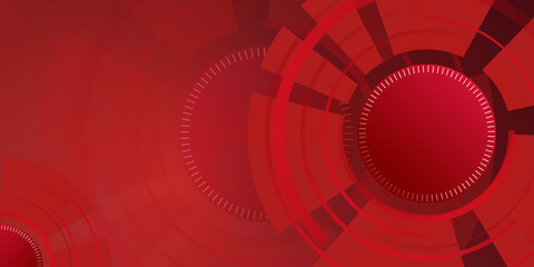 Cyber space red vector