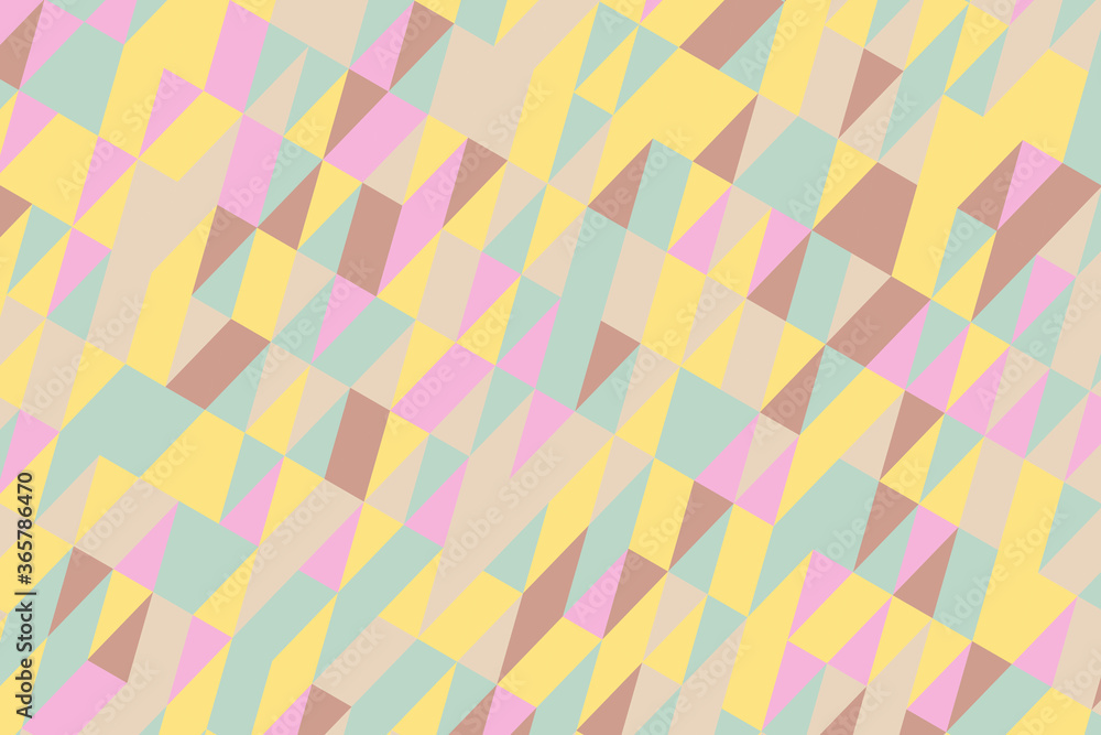 Aufkleber abstract multicolor background filled with colorful triangles. modern geometric pattern for websites
