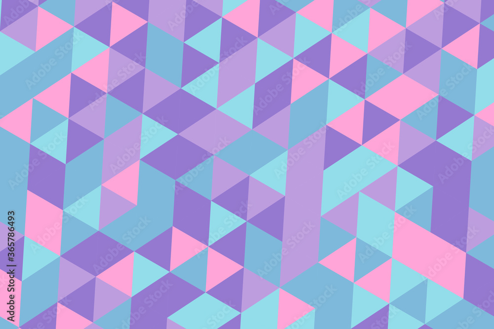 Poster abstract multicolor background filled with colorful triangles. modern geometric pattern for websites