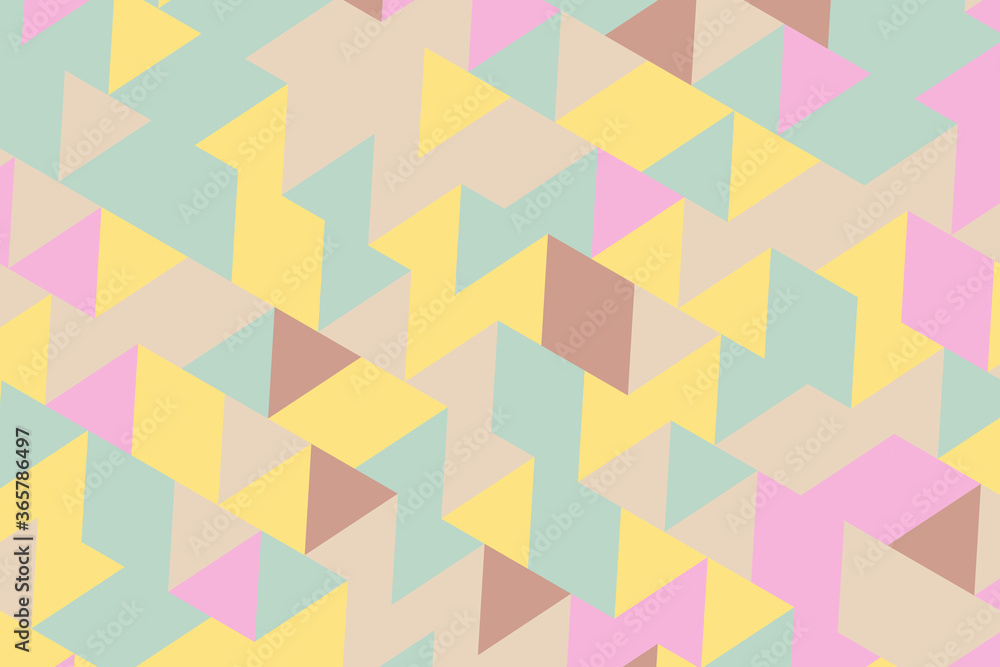 Poster abstract multicolor background filled with colorful triangles. modern geometric pattern for websites