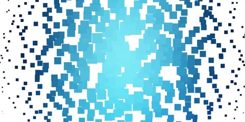Light BLUE vector background in polygonal style. Abstract gradient illustration with rectangles. Modern template for your landing page.