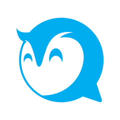 SMILEY FACE OWL LOGO VECTOR