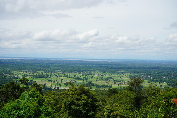 view from the top of the hill