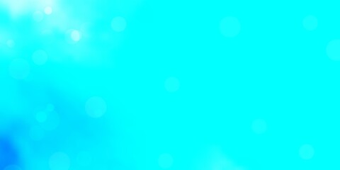 Light Blue, Green vector pattern with spheres. Abstract illustration with colorful spots in nature style. Pattern for wallpapers, curtains.