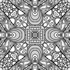 Vector abstract modern cartoon seamless pattern