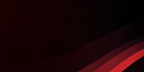 Obraz premium Abstract technology 3D geometric red curve wave color shiny motion presentation background.