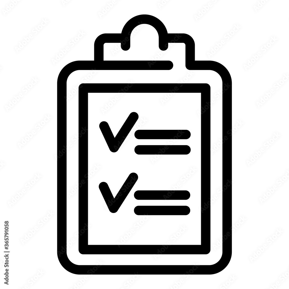 Poster running mission clipboard icon. outline running mission clipboard vector icon for web design isolate