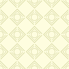 Geometric seamless olive green background