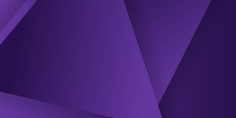 Modern simple purple presentation background. 3D flat purple gradation triangle background. Abstract blue purple background with geometric panel. Modern purple abstract background with lines. 