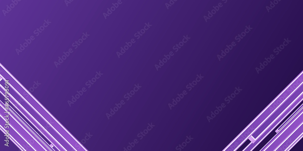 Poster modern 3d white purple abstract background with lines and square shape gradation color. vector illus