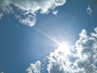 sun and clouds