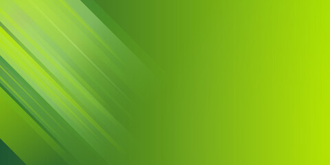 Abstract modern green lines presentation background vector illustration