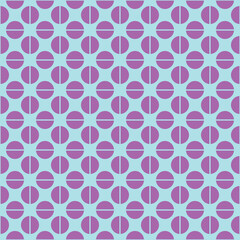 seamless geometrical semi circular or half circular pattern design