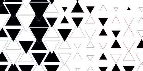 Fototapeta premium Dark Blue, Red vector backdrop with lines, triangles. Smart design in abstract style with gradient triangles. Pattern for commercials.