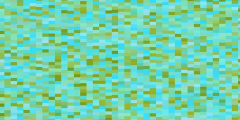 Light Blue, Green vector background in polygonal style. New abstract illustration with rectangular shapes. Design for your business promotion.