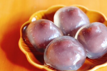 関西風くずもち　日本の和菓子
