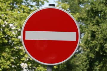 Stop - Einbahnstraße