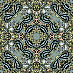 Vector abstract modern cartoon seamless pattern