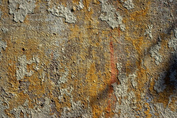 Texture of unpacked cracked walls