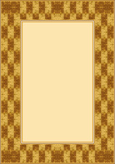 Vector abstract ornamental vintage frame