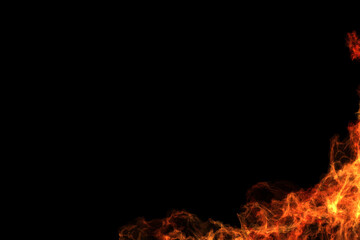 Fire flames background