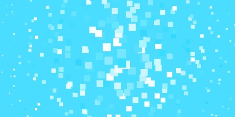 Light BLUE vector layout with lines, rectangles. Abstract gradient illustration with colorful rectangles. Design for your business promotion.