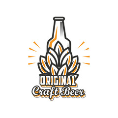 original craft beer, bottled beer