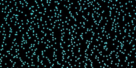 Dark Blue, Green vector pattern with abstract stars. Colorful illustration in abstract style with gradient stars. Theme for cell phones.