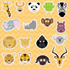 Cute Animals Illustration Set