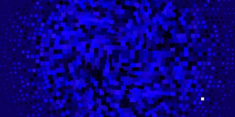 Light BLUE vector pattern in square style. Abstract gradient illustration with rectangles. Best design for your ad, poster, banner.