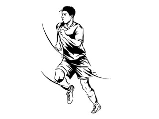 Soccer Football player