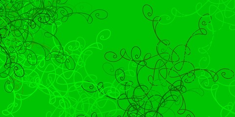 Light Green, Yellow vector texture with circular arc.