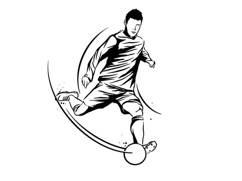 Soccer Football player