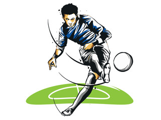 Obraz premium Soccer Football player