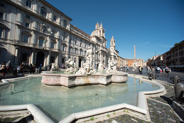 Fototapeta na wymiar Piazza Navona Rome