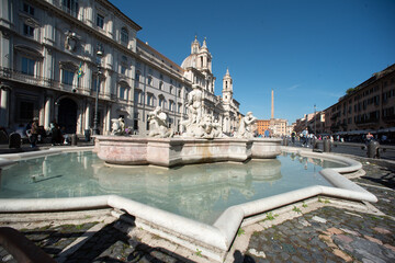 Fototapeta na wymiar Piazza Navona Rome