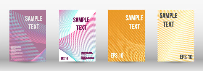 Geometric template with lines 